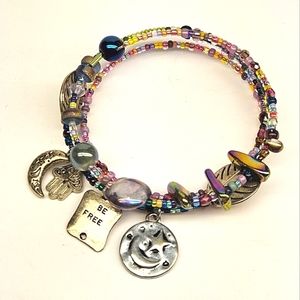 Celestial Beaded Memory Bracelet